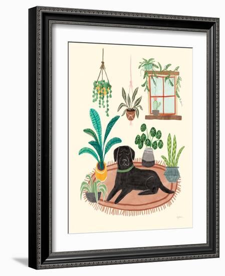 Urban Jungle Dogs VI-Mary Urban-Framed Art Print