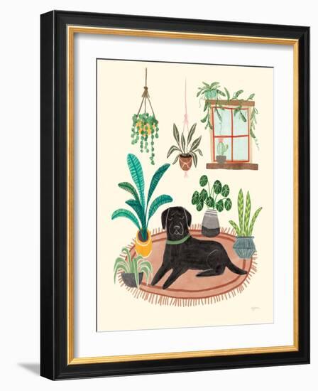 Urban Jungle Dogs VI-Mary Urban-Framed Art Print
