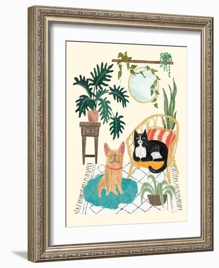 Urban Jungle Pals II-Mary Urban-Framed Art Print