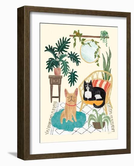 Urban Jungle Pals II-Mary Urban-Framed Art Print