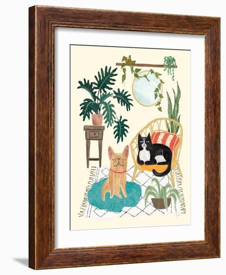 Urban Jungle Pals II-Mary Urban-Framed Art Print