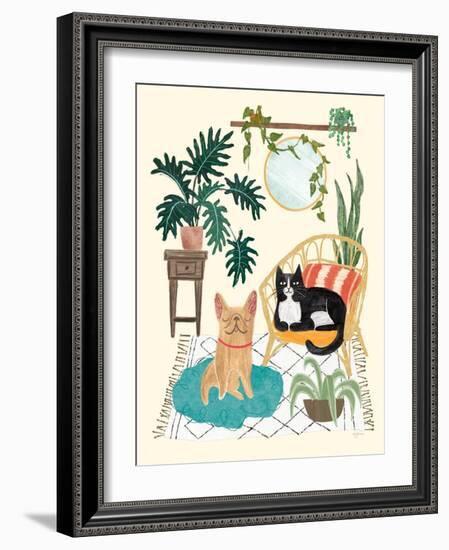 Urban Jungle Pals II-Mary Urban-Framed Art Print