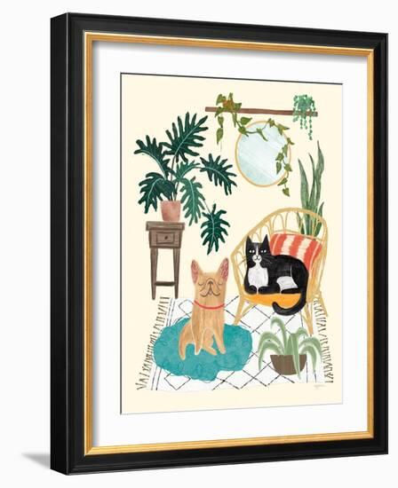 Urban Jungle Pals II-Mary Urban-Framed Art Print