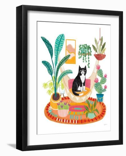 Urban Jungle Spring VII Spring White SP-Mary Urban-Framed Art Print