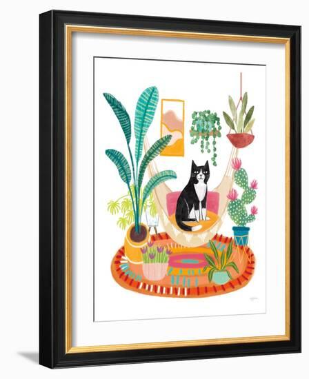 Urban Jungle Spring VII Spring White SP-Mary Urban-Framed Art Print