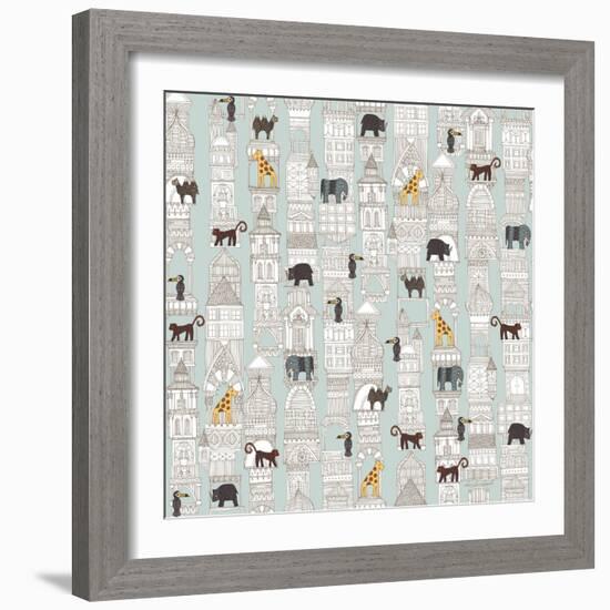 Urban Jungle-Sharon Turner-Framed Art Print