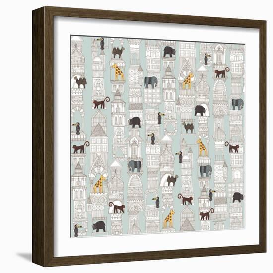 Urban Jungle-Sharon Turner-Framed Art Print