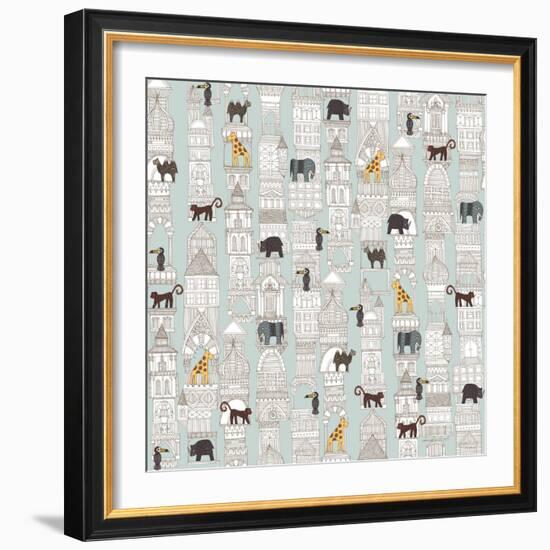 Urban Jungle-Sharon Turner-Framed Art Print