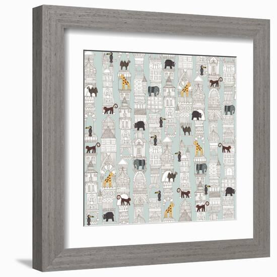 Urban Jungle-Sharon Turner-Framed Art Print