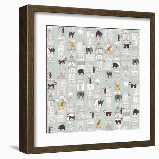 Urban Jungle-Sharon Turner-Framed Art Print