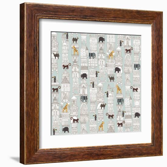 Urban Jungle-Sharon Turner-Framed Art Print