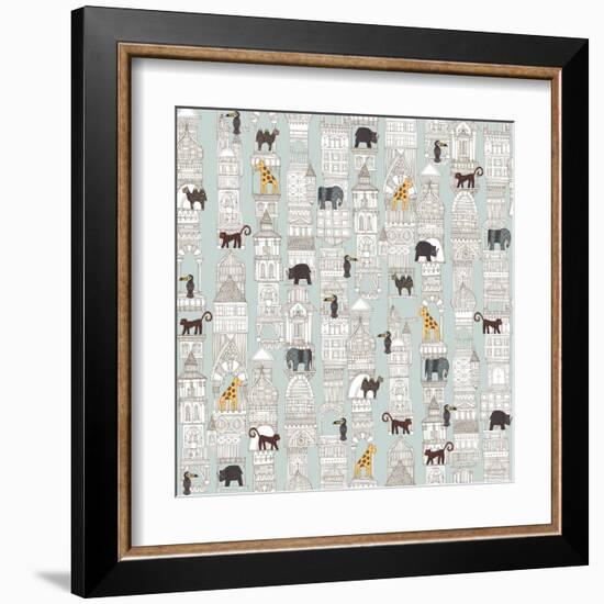 Urban Jungle-Sharon Turner-Framed Art Print