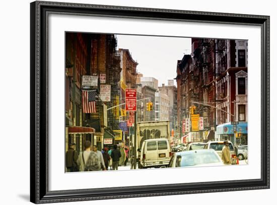 Urban Landscape - Chinatown - Manhattan - New York City - United States-Philippe Hugonnard-Framed Photographic Print