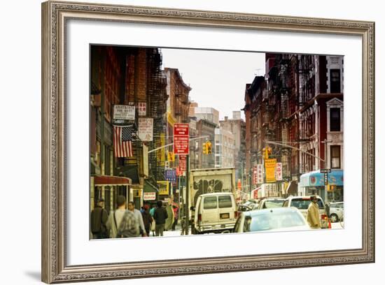 Urban Landscape - Chinatown - Manhattan - New York City - United States-Philippe Hugonnard-Framed Photographic Print