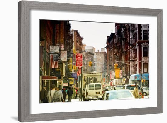 Urban Landscape - Chinatown - Manhattan - New York City - United States-Philippe Hugonnard-Framed Photographic Print