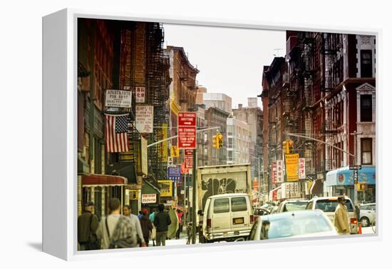 Urban Landscape - Chinatown - Manhattan - New York City - United States-Philippe Hugonnard-Framed Premier Image Canvas