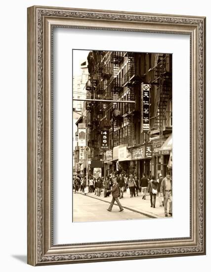 Urban Landscape - Chinatown - Manhattan - New York City - United States-Philippe Hugonnard-Framed Photographic Print