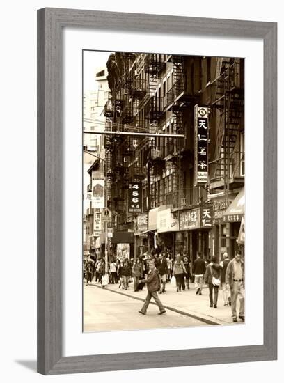 Urban Landscape - Chinatown - Manhattan - New York City - United States-Philippe Hugonnard-Framed Photographic Print