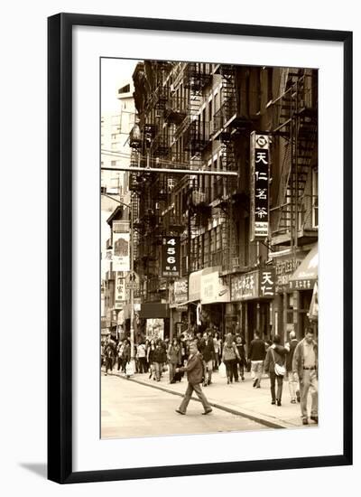 Urban Landscape - Chinatown - Manhattan - New York City - United States-Philippe Hugonnard-Framed Photographic Print