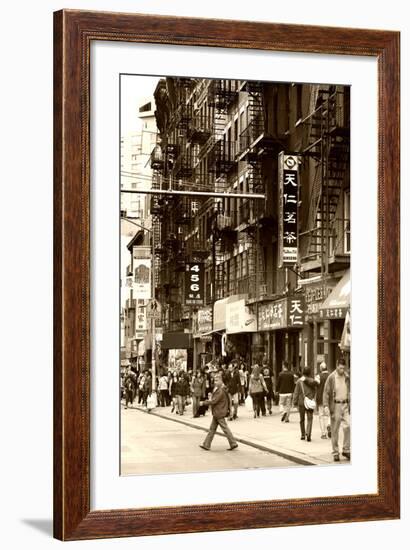 Urban Landscape - Chinatown - Manhattan - New York City - United States-Philippe Hugonnard-Framed Photographic Print