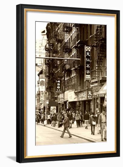 Urban Landscape - Chinatown - Manhattan - New York City - United States-Philippe Hugonnard-Framed Photographic Print