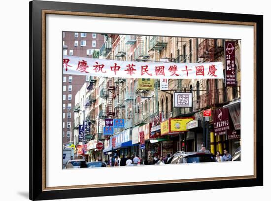 Urban Landscape - Chinatown - Manhattan - New York City - United States-Philippe Hugonnard-Framed Photographic Print