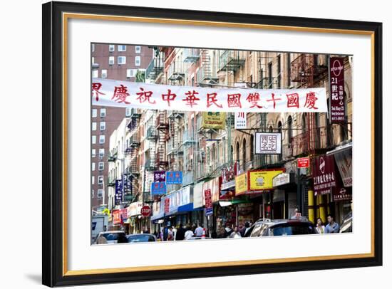 Urban Landscape - Chinatown - Manhattan - New York City - United States-Philippe Hugonnard-Framed Photographic Print