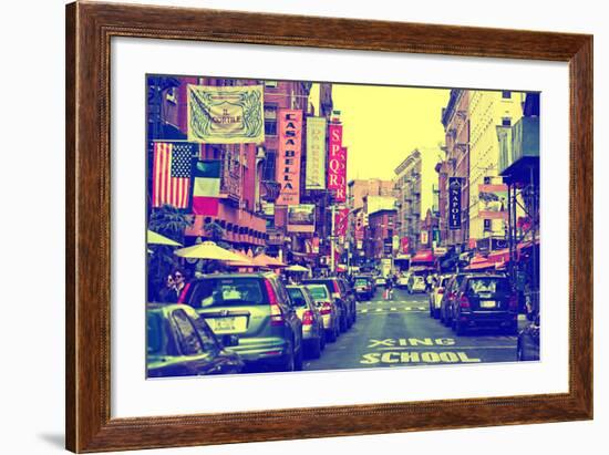 Urban Landscape - Little Italy - Manhattan - New York City - United States-Philippe Hugonnard-Framed Photographic Print