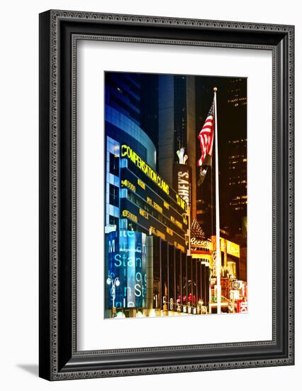 Urban Landscape - Nasdaq marketsite - Times Square - Manhattan - New York City - United States-Philippe Hugonnard-Framed Photographic Print