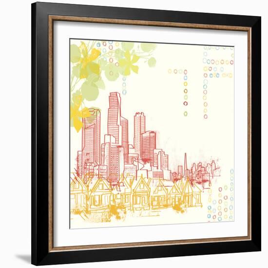 Urban Life-Sasha Blake-Framed Giclee Print