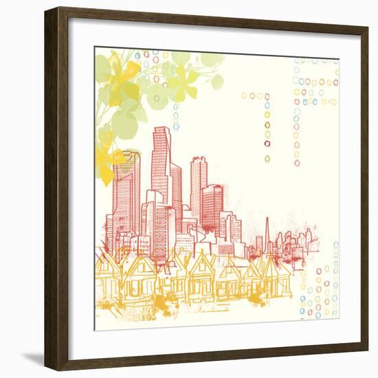 Urban Life-Sasha Blake-Framed Giclee Print