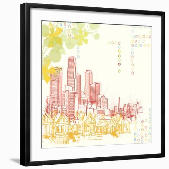 Urban Life-Sasha Blake-Framed Giclee Print