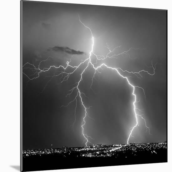 Urban Lightning I BW-Douglas Taylor-Mounted Photo