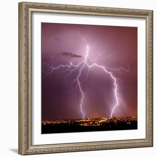 Urban Lightning I-Douglas Taylor-Framed Photo