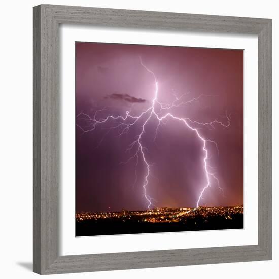 Urban Lightning I-Douglas Taylor-Framed Photo