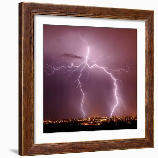 Urban Lightning I-Douglas Taylor-Framed Photo