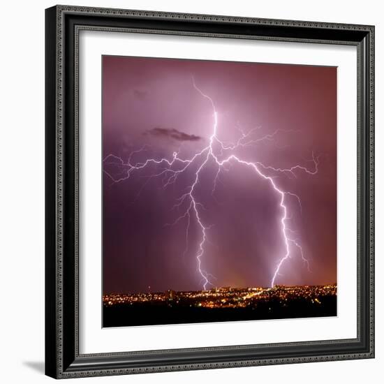 Urban Lightning I-Douglas Taylor-Framed Photo