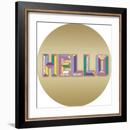 Urban Luxe - Hello-Tom Frazier-Framed Giclee Print