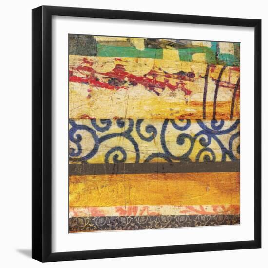 Urban Mixed Bag III-Cheryl Warrick-Framed Art Print