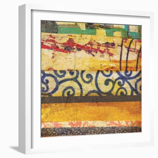 Urban Mixed Bag III-Cheryl Warrick-Framed Art Print