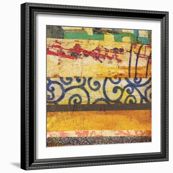 Urban Mixed Bag III-Cheryl Warrick-Framed Art Print