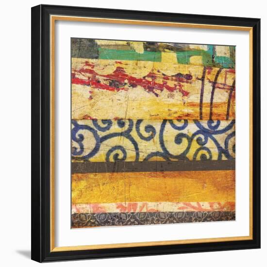 Urban Mixed Bag III-Cheryl Warrick-Framed Art Print