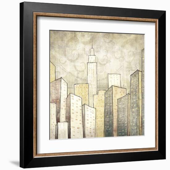 Urban Monograph II-Marcus Collins-Framed Giclee Print