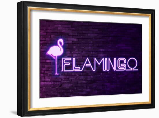 Urban Neon Collection - Flamingo-Philippe Hugonnard-Framed Art Print