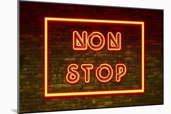 Urban Neon Collection - Non Stop-Philippe Hugonnard-Mounted Art Print