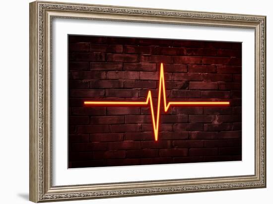 Urban Neon Collection - Red Life-Philippe Hugonnard-Framed Premium Giclee Print