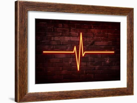 Urban Neon Collection - Red Life-Philippe Hugonnard-Framed Premium Giclee Print