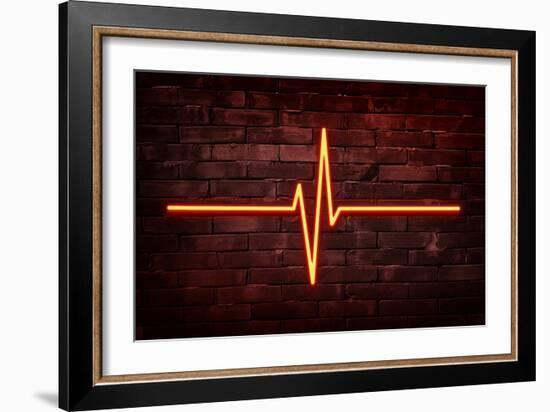 Urban Neon Collection - Red Life-Philippe Hugonnard-Framed Premium Giclee Print