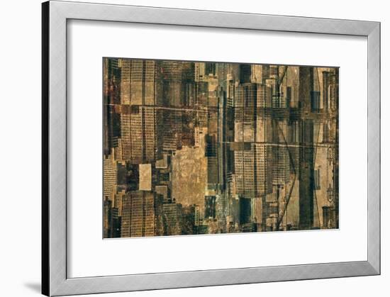 Urban Patchwork II-Jean-François Dupuis-Framed Art Print