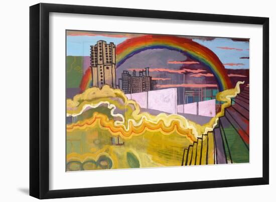 Urban Rainbow, 2016-Anastasia Lennon-Framed Giclee Print